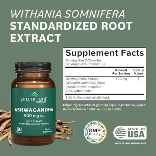 Prominent Nutrition Ashwagandha Supplement