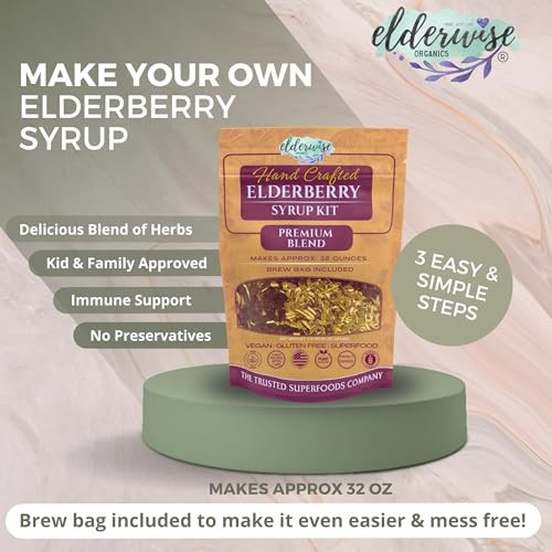Elderwise Organic Elderberry Syrup Kit