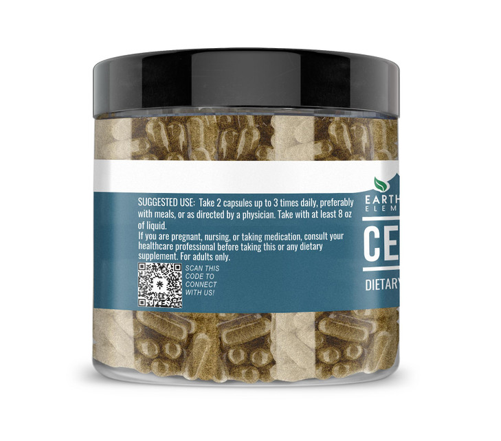 Earthborn Elements Celery Seed 200 Capsules, Pure & Undiluted, No Additives