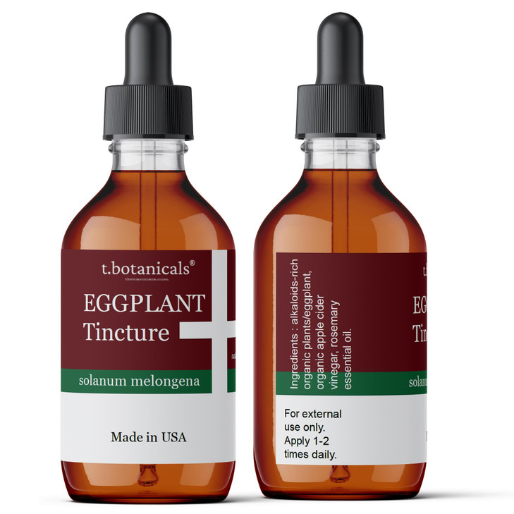 t.botanicals Eggplant Tincture, Eggplant Extract for Skin Disorders, Discolored