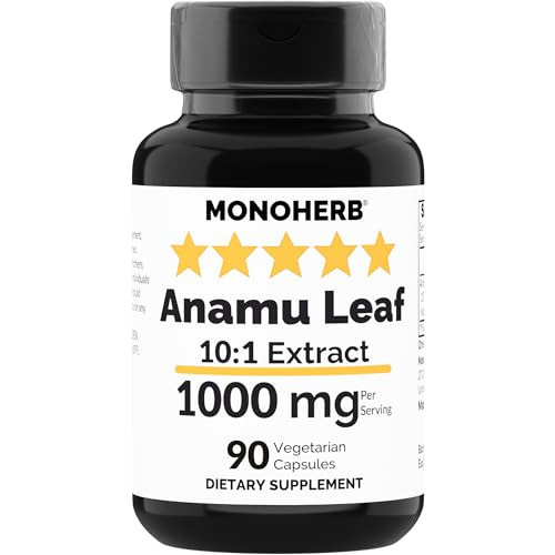 MONOHERB Pure Anamu Leaf 1000 mg - High Potency 10x Extract