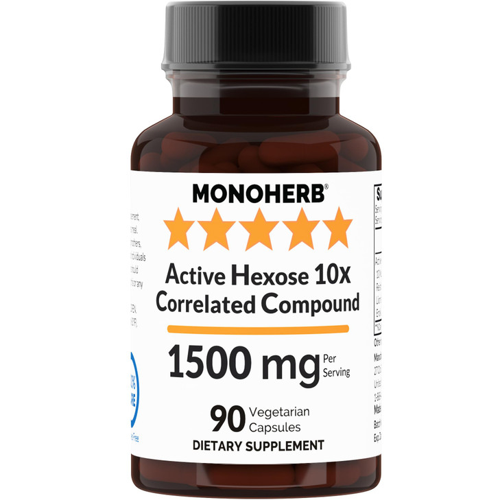 MONOHERB Active Hexose 10x Correlated Compound, 1500 mg