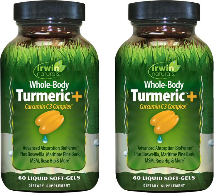 Irwin Naturals Whole Body Turmeric + Curcumin C3 Complex