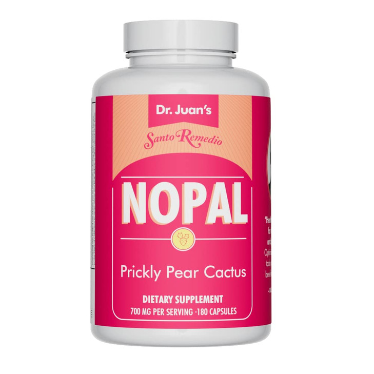 Santo Remedio Nopal, Sugar and Gluten Free Dietary Supplement, Prickly Pear