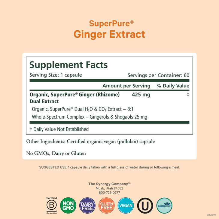 PURE SYNERGY SuperPure Ginger Extract