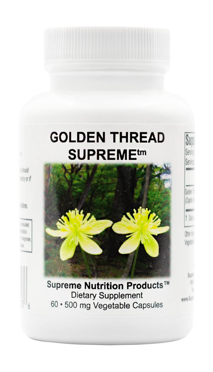 Supreme Nutrition Golden Thread Supreme, 60 Pure Coptis Chinensis Vegetarian