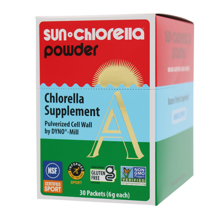 Sun Chlorella Powder Green Algae Superfood Supplement Supports Whole Body