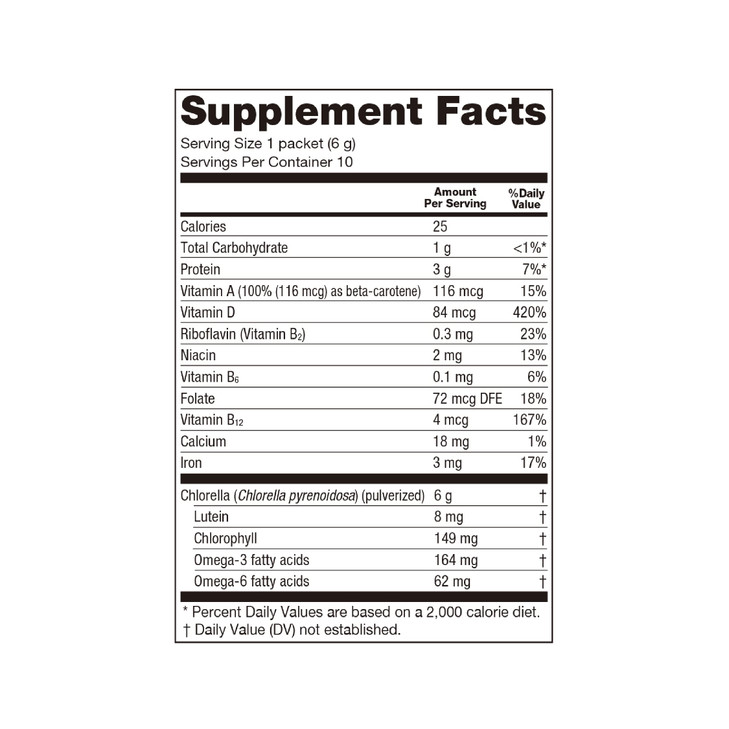 Sun Chlorella Powder Green Algae Superfood Supplement Supports Whole Body