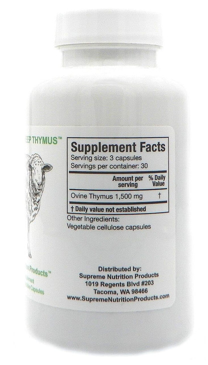 Supreme Nutrition Sheep Thymus