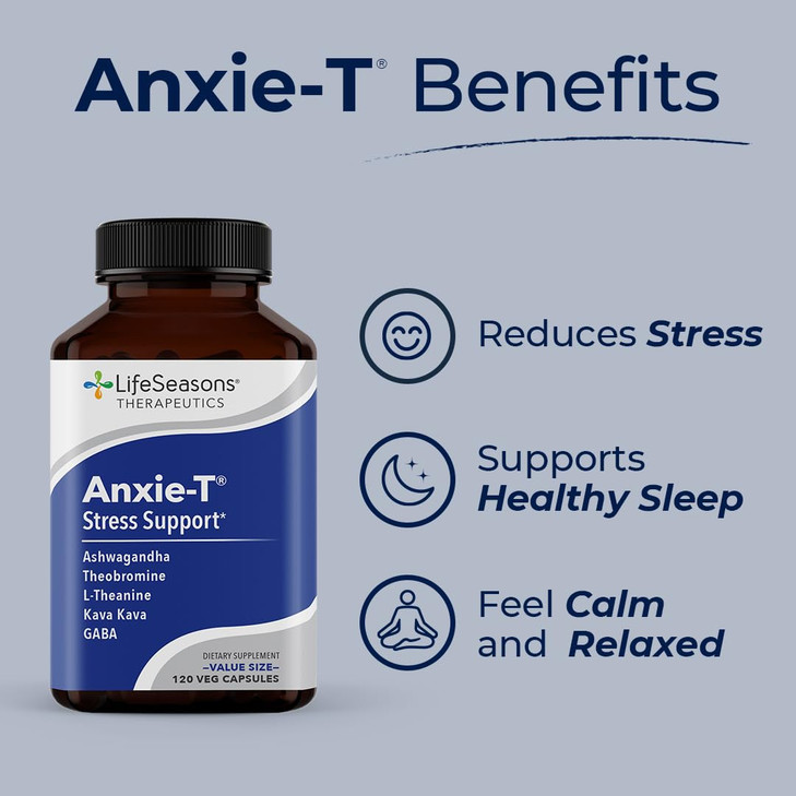 Anxie-T - Stress Relief Supplement - Supports Mood & Mental Focus