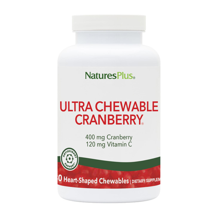 NaturesPlus Ultra Chewable Cranberry - 180 Love-Berries, Pack of 2