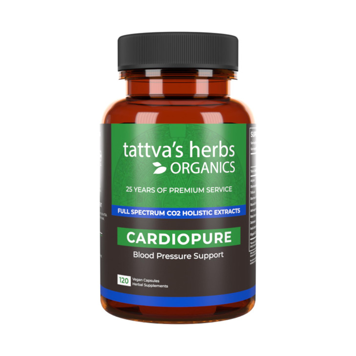 Tattva's Herbs Cardiopure Herbal Ayurvedic Supplement, Ashwagandha, Rauwolfia, &