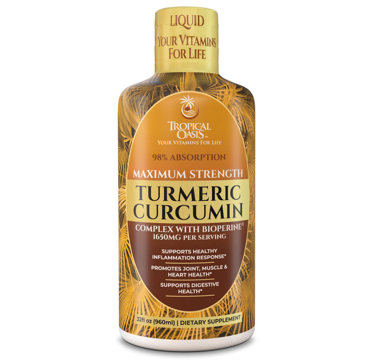 Tropical Oasis Liquid Turmeric Curcumin w/Bioperine