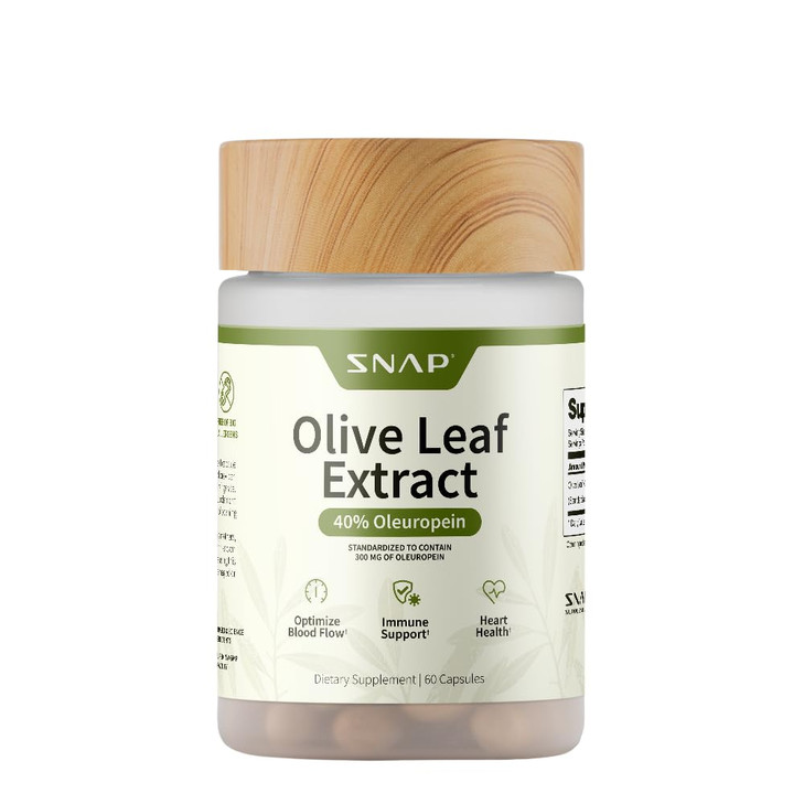 Snap Supplements Olive Leaf Extract Capsules