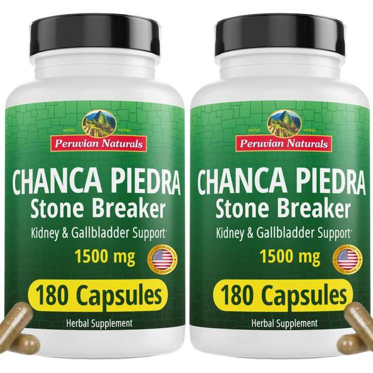 Chanca Piedra 360 Capsules Stone Breaker Kidney Cleanse Detox & Repair
