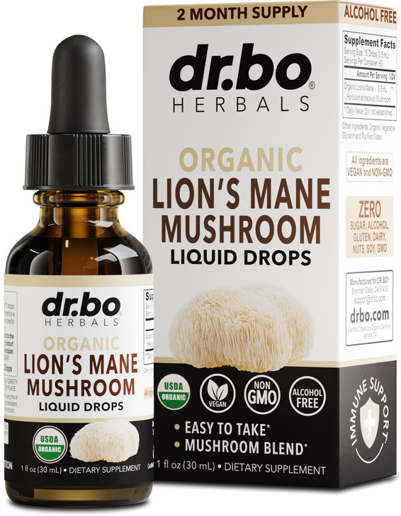 Lions Mane Mushroom Supplement Drops