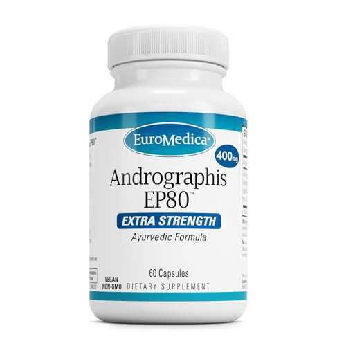 EuroMedica Andrographis EP80 - Supplement for Brain Health & Immune Support