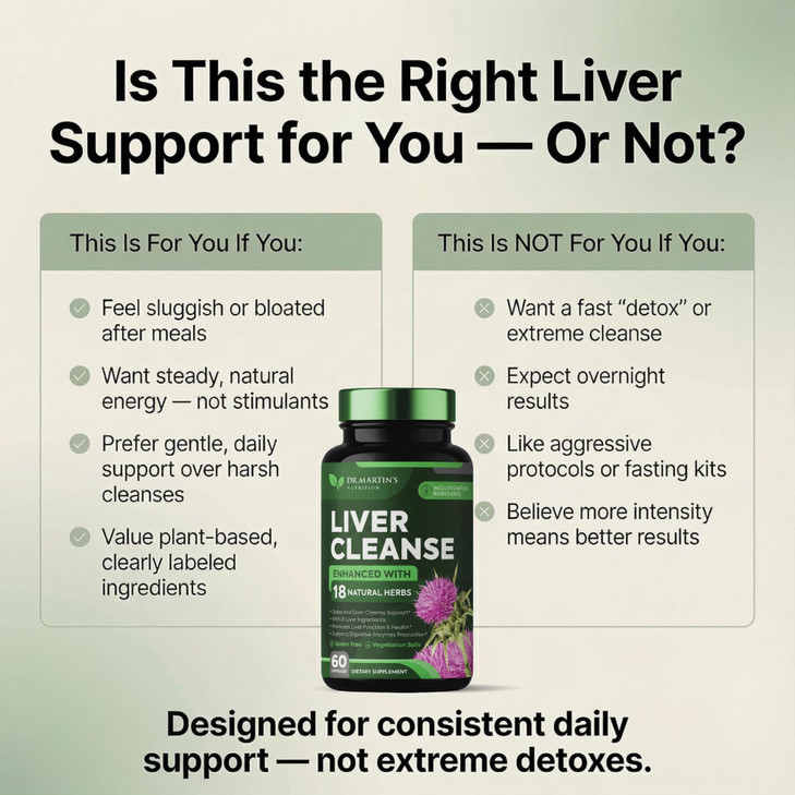 Liver Cleanse Detox & Repair Formula Supplement