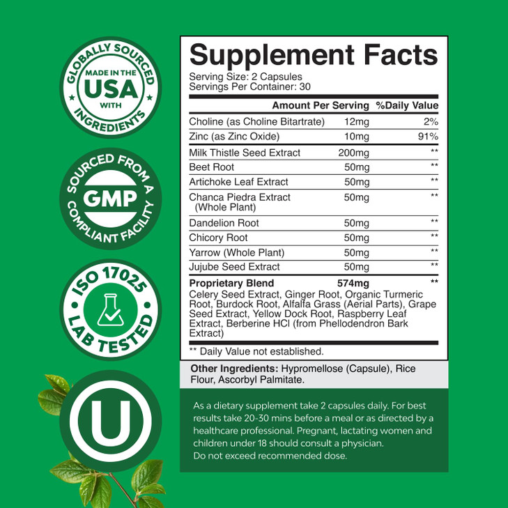 Milk Thistle Liver Support Supplement