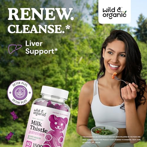 Wild & Organic Milk Thistle Gummies 1500mg