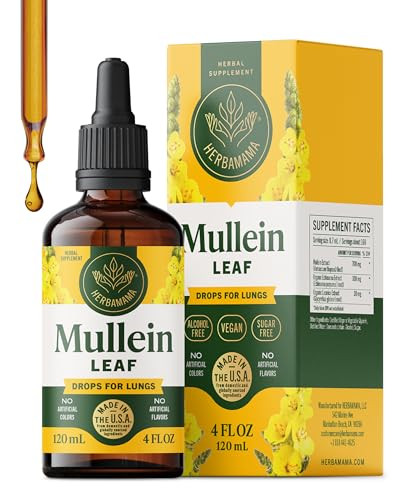 HERBAMAMA Mullein Drops for Lungs