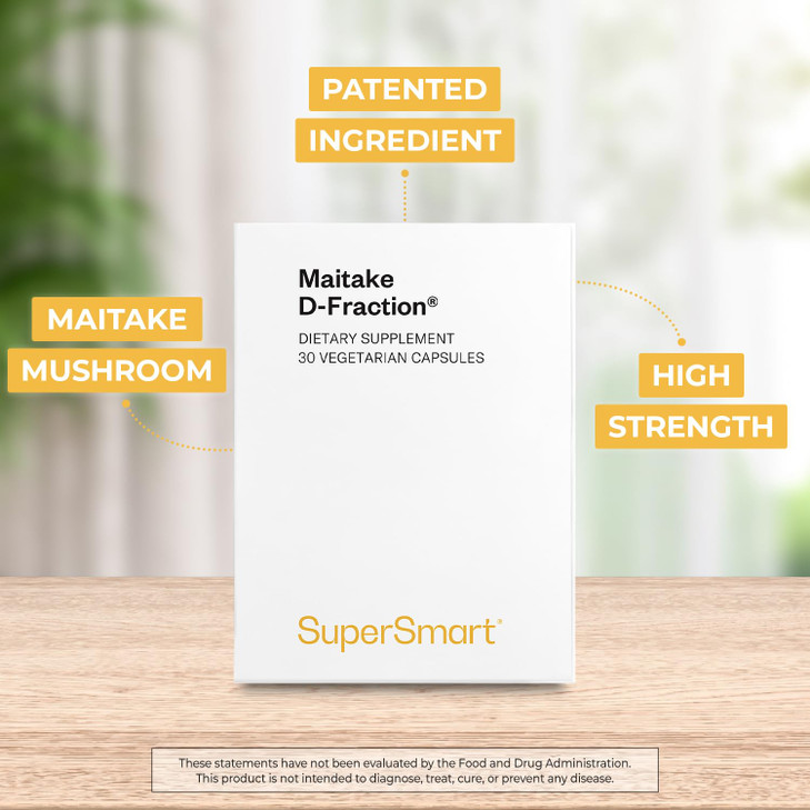 Supersmart - Maitake D Fraction Pro 100mg per Day (Maximum Strength)