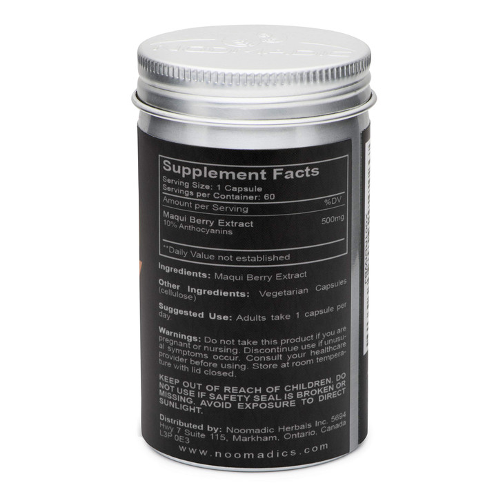 Noomadic Maqui Berry, 60 Capsules