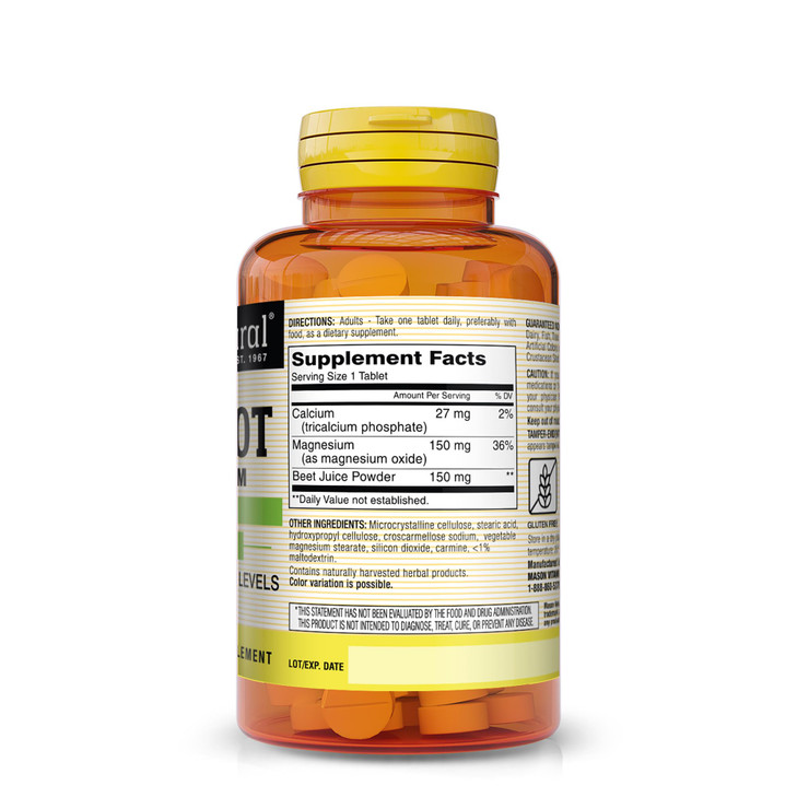 MASON NATURAL Beet Root with Magnesium and Calcium