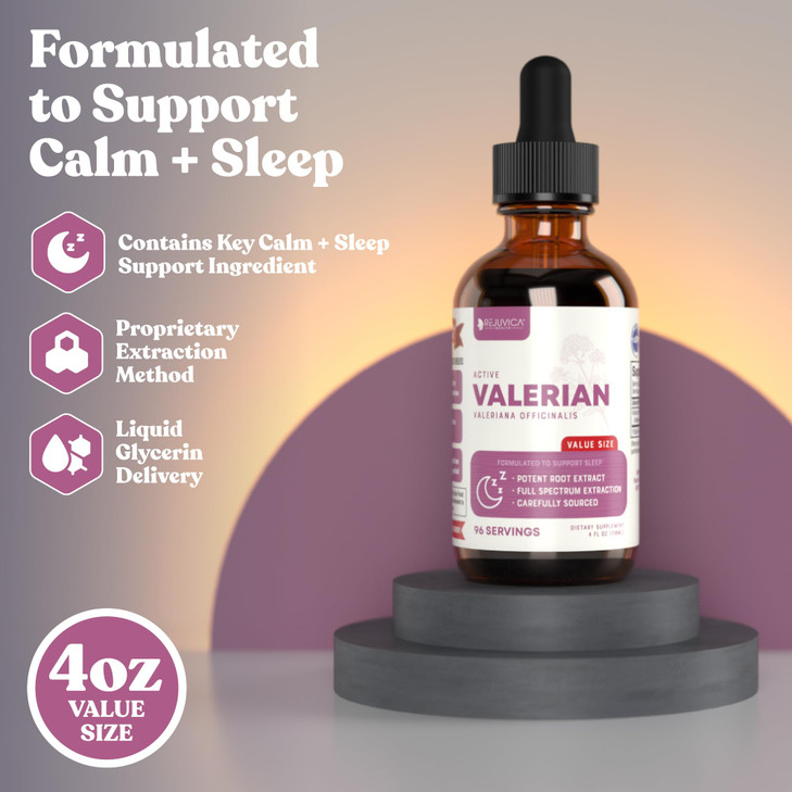 Rejuvica Health Active Valerian 4oz XL Super Size