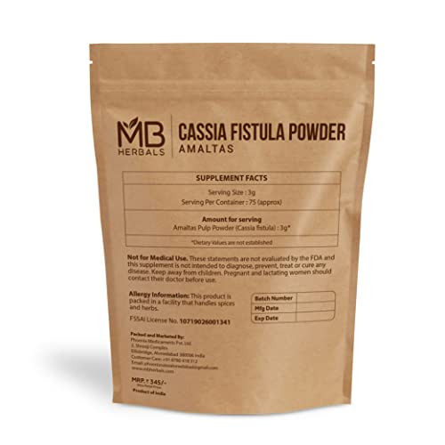 MB Herbals Cassia Fistula Powder 8 oz (227G / 0.5LB)