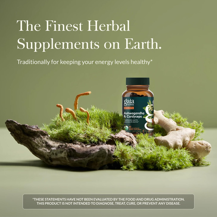 Gaia Herbs Adaptogen Performance Mushrooms & Herbs