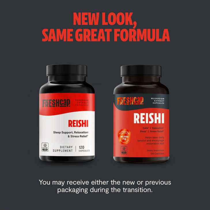 FreshCap Mushrooms Reishi Mushroom Supplement 14,000mg