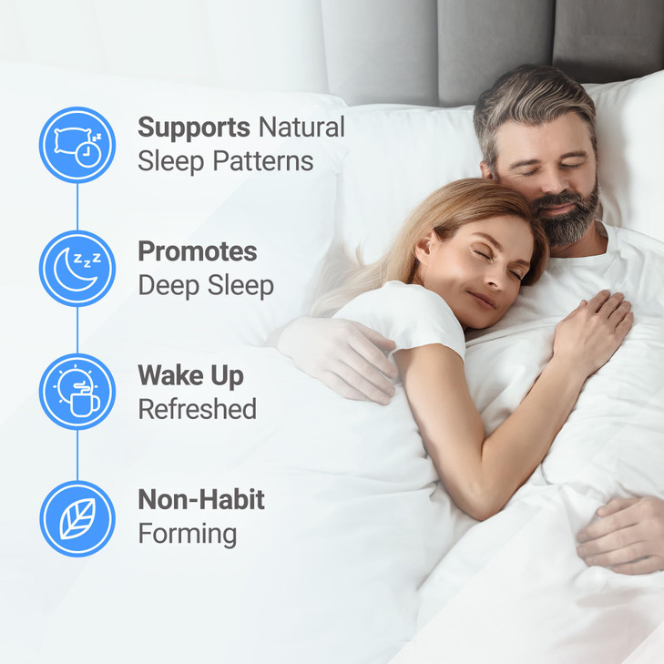 Nested Naturals Luna Melatonin-Free Pack of Two, Bedtime Supplement for Adults