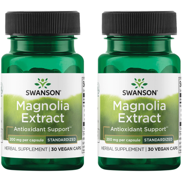 Swanson Magnolia Bark-Herbal Supplement Traditionally Used to Promote Nervous