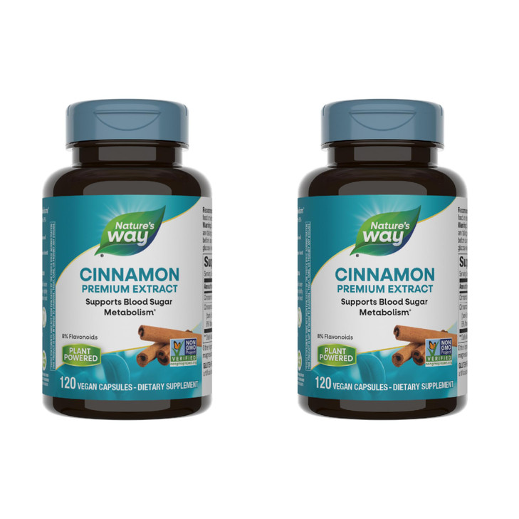 Nature's Way Cinnamon Premium Extract, Supports Carbohydrate Metabolism*