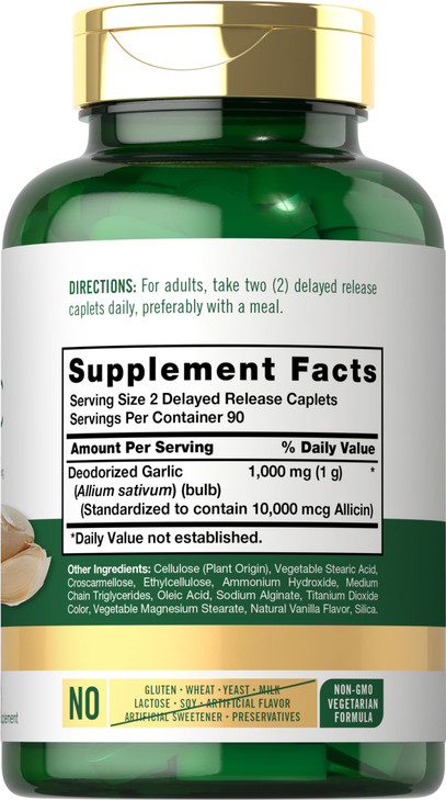 Carlyle Garlic Supplement 1000mg - 180 Caplets