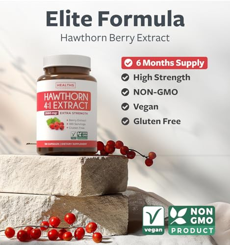 Super Potent Hawthorn Berry Extract Capsules