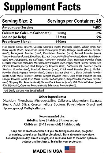 Organic Farms Vitamins Linopal - 90 Tablets - 100% Natural Dietary Supplement