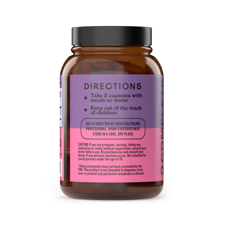 Complete Natural Products Elderberry Capsules 570mg, 100 Ct