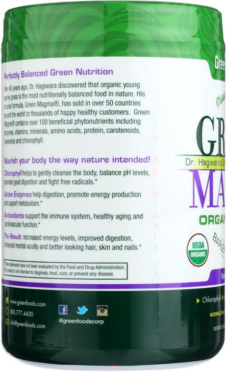 Green Foods Green Magma, 10.6 Ounce (Pack of 2)