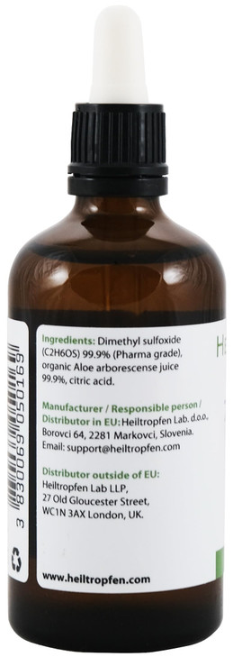 Heiltropfen DMSO & Aloe Arborescense by Dr. Hartmut Fischer - 3.4 Fl Oz - 100ml