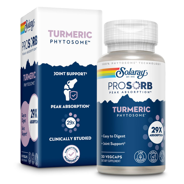 SOLARAY ProSorb Turmeric Supplement Phytosome 500 mg