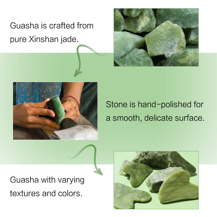 huefull Gua Sha Facial Tool for Face and Body, Gua Sha for Self Care, Guasha Tool Tensions Relief and Reducing Puffiness,Self Care Gifts for Woman/Me