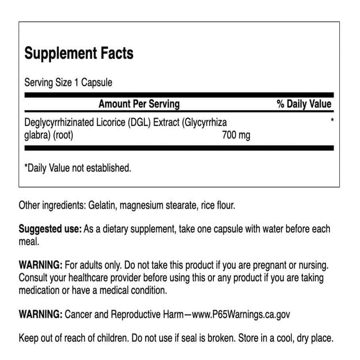 Swanson High Potency DGL (Licorice)