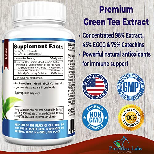 YUMMYVITE Green Tea Extract 98%
