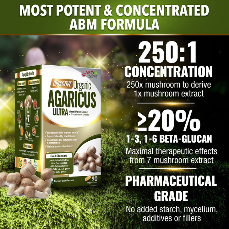 LABO Nutrition Bioactive Organic Agaricus Ultra