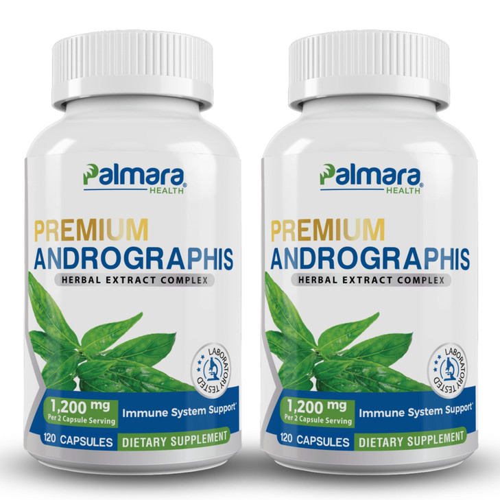 Palmara Health Premium Andrographis Paniculata Extract 2 Pack