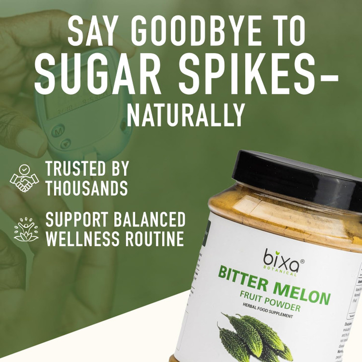 bixa Botanical Bitter Melon Powder - Ayurvedic herb Helps Improve Liver Function