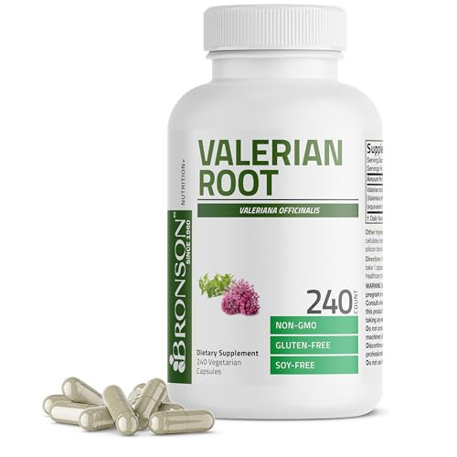 Bronson Valerian Root Capsules - Valerian Officinalis