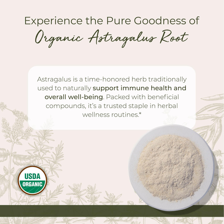 Starwest Botanicals Organic Astragalus Root Powder